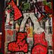 The presentation of the mural, Metelkova mesto