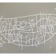 Leon Zuodar, brez naslova, 42 x 29,7cm, enobarvni sitotisk na papir (bel tisk na sivem 240g papirju), 2016, izklicna cena: 50€